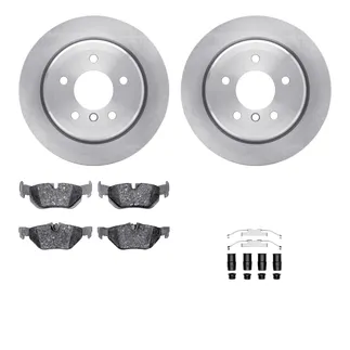 R1 Concepts WFWH1-31094 E- Line Series Brake Rotor W/ Ceramic Brake Pads & Hdw